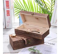 1 set 2 pezzi di confezionamento retrò scatole da imballaggio regalo oblungo