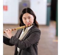 1 set/2 pezzi di flauto di bambù, strumento musicale tradizionale per