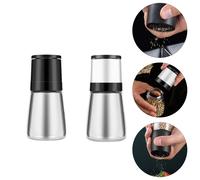 1 set 2 pezzi macinaspezie macinapepe manuale in da cucina ( assortiti)