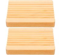 1 set 2 pezzi portasapone per bagno di casa portasapone scolapiatti in bambù