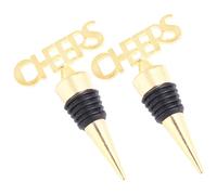 1 set 2 plughi per le spogliare per feste di compleanno da 2 pezzi (Golden)