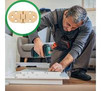 1 Set 2 PZ Creativo Brass Pieghevole Flips Ginges Flips Top Cerniere (Golden)