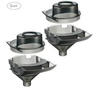 1 Set/2 Set Imbuto di Ricambio per Dispenser di Formula Compatibile con Brezza, Ricambi per Imbuto e , Grigio (Tiralatte)
