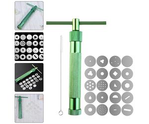 1 Set / 22 pezzi Utile fai da te Strumento per estrusore di argilla fatta a