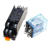 1 set 220/240 V CA 10 A 8 pin bobina relè di potenza DPDT LY2NJ HH62P HHC68A-2Z(AC,24V)