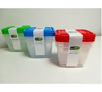 1 SET 3 CONTENITORI ESSENTIAL GIO' STYLE PER ALIMENTI DA LT. 0,7 COL. VARI