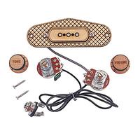 1 Set 3 corde Acero Cigar Box Chitarra Pickup Cablato con Volume e Tono