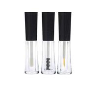 1 set 3 flaconi vuoti da 2 ml per mascara eyeliner tubi lucidalabbra tubetti lucidi contenitori con bacchette pennelli fai da te per lucidalabbra olio per la crescita delle ciglia