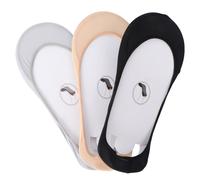 1 Set 3 pezzi Calzini per le dita dei piedi Calzini invisibili suole dei piedi