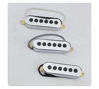 1 Set (3 Pezzi) SSS Alnico-V Magnet Guitar Pickups Set Per Chitarra Elettrica Pickups Set per Chitarra Elettrica (Color : 01)