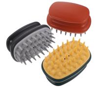 1 set 3 spazzole per shampoo, spazzole per pulizia, spazzole per testa