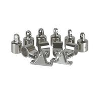1 Set 316 Acciaio Inossidabile Barca A Vela Hardware Cerniera di Ponte Tappo Superiore Scivolo Superiore for Kit Hardware Barca(22mm)