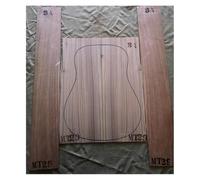 1 set 3A kit per chitarra in legno di noce nero con retro e fasce da 41 pollici, materiale per la realizzazione di pannelli Materiali per la fabbricazione di chitarre(29)
