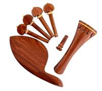 1 Set 4/4 Violino Cordiera in palissandro Tuning Pioli Puntali Mentoniera Supporto per mentoniera Raccordi per violinista accessori per violino