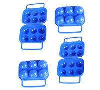 1 Set 4 Pezzi Cartone di uova vassoio delle uova contenitori per alimenti in plastica portauova contenitore di stoccaggio antiurto più croccante scatola di immagazzinaggio pp