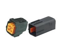 1 Set 4 Pin Somma/&itomo Filo Connettore Del Cavo Di Ossigeno O2 Spina Del Sensore Automotive Maschio Femmina Presa Compatible With The 6195-0018 6195-0015(Female and Male)