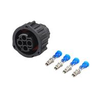 1 Set 4 Pin Way Round Howo A7 Contachilometri Sensore di Velocità Spina Auto Sigillato Connettore Maschio Femmina Presa 1-967402-1 1-967325-1(2 sets,Female)