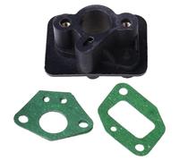 1 Set 40-5 43CC 52CC Decespugliatore Collettore di aspirazione Carburatore Base Connettore Collettore di aspirazione Tubo di ammissione Carb Adattatore