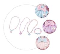 1 set/4pcs bracciale e collana set gioielli in perline Bracciale per bambini