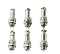 1 set 5/8" GX16-2/3/4/5/6/7/8/9/10 pin maschio femmina 16 mm filo M16 GX16 connettore circolare for aviazione presa spina filo pannello connettore(GX16 4P)