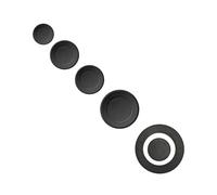 1 set/5 pezzi, tappo bruciatore a gas for piano cottura 55 mm 75 mm 75 mm 100 mm 130 mm compatibile con bruciatore a corona for piano cottura a gas SABAF, accessori da cucina