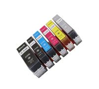 1 set 6 colori cartuccia d'inchiostro PGI530 PGI-530 CLI-531 CLI531, compatibile for stampante Canon TS8750 TS8751