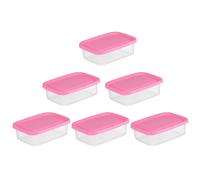 1 set 6 pezzi da 600 ml di scatole di stoccaggio scatole per verdure da frutto