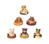 1 set / 6 pezzi ornamento per animali adorabile ornamento per animali