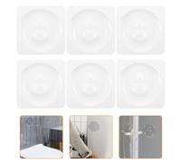 1 Set 6PCS PARETE PROTETTORE A PARETE ADESIVE ADESIVE PORTATORI (trasparente)