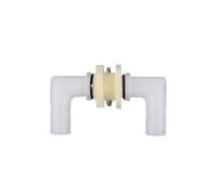 1 set ABS 20 25 mm gomito connettore serbatoio acqua acquario paratia giunto adattatore tubo 90 gradi(B)