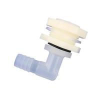 1 set ABS da 1/2 pollice a 6,4~20 mm gomito connettore serbatoio acqua acquario giardino irrigazione tubo giunto tubo acqua adattatore 90 gradi(1l2-11.1mm)