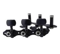 1 set accordatore for chitarra classica chiavi di accordatura for chitarra classica acustica pioli in acciaio teste di macchine nere(BK Classical tuner)