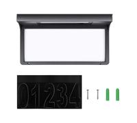 1 Set Address Numbers Solar Powered LED House Numbers Lamp for Outside