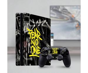 1 Set Adesivo Stampato per Console da Gioco Sottile, Decalcomania Protettiva Impermeabile e Resistente ai Graffi Tagli UnicaPolicloruri di vinile
