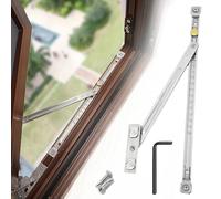 1 Set Antivento Scorrevole Armadio Fermaporta Bambini Blocco di Sicurezza Limitatore per Finestra 201 In Acciaio Inox 12 Pollici Blocco Limitare