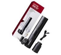 1 set apribottiglie elettrico ricaricabile cavatappi costruito luce automatica apribottiglie di vino per feste senza sforzo Design compatto ed elegante
