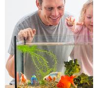 1 Set Aquarium Landscaping Adornment Treasure Hunting Diver Figurine Floating