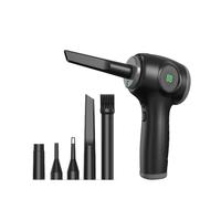 (1 SET) Aspirapolvere portatile senza fili per auto e compressore soffiante portatile a doppio scopo