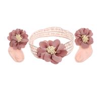 1 Set Baby Cento giorni regalo Adorable Flower Headband Flower Calzini a media