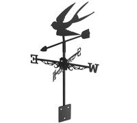 1 Set Banderuola decorativa in ferro con rondine per tetti Indicatore di