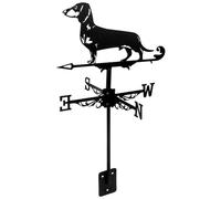 1 set banderuola segnavento ornamento banderuola in ferro retrò strumento di