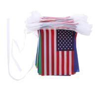 1 Set Banner Bandiera National String Bandiera Banner 100 Paesi Pendente del