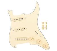 1 set battipenna caricato con pickup magnetici SSS precablati per parti di ricambio per chitarra elettrica,accessori per chitarra elettrica