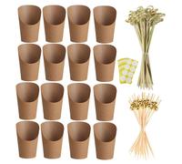 1 set bicchieri per salumi porta patatine fritte bicchieri per popcorn in carta