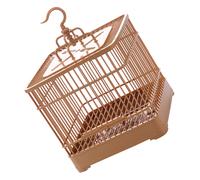 1 Set Bird Display Cage Pappagallo Gabbia con vassoio di base Appeso A Gancio