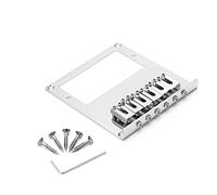 1 Set Bridges Electric Guitar Bridge 6 String Sle Square Saddle Sostituzione delle parti ponte