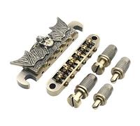 1 set Bronzo 6 Corde Chitarra Roller Saddle Tune-O-Matic Bronzo Ponte Cordiera per LP Chitarra Elettrica Parti di Ricambio