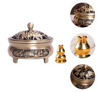 1 set Bruciatore di incenso Portainsertore antico Home Desktop Desktop Adorn