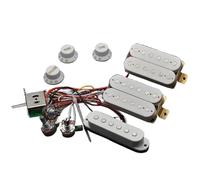 1 Set Cablaggio Precablato 2T1V SSS/SSH 1T1V HH Pickup Humbucker Per Chitarra ST(SSH B)
