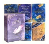 1 set Carte dell'Oracolo della Verità dell'Anima, Carte dei Tarocchi per la Consapevolezza Spirituale, Tarocchi, Carte dell'Oracolo, Monopoly, Carte degli Angeli, Gioco da Tavolo, Regali Spirituali, T